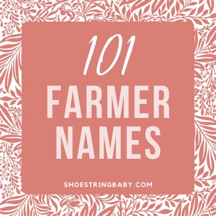 101+ Rustic FarmerInspired Names