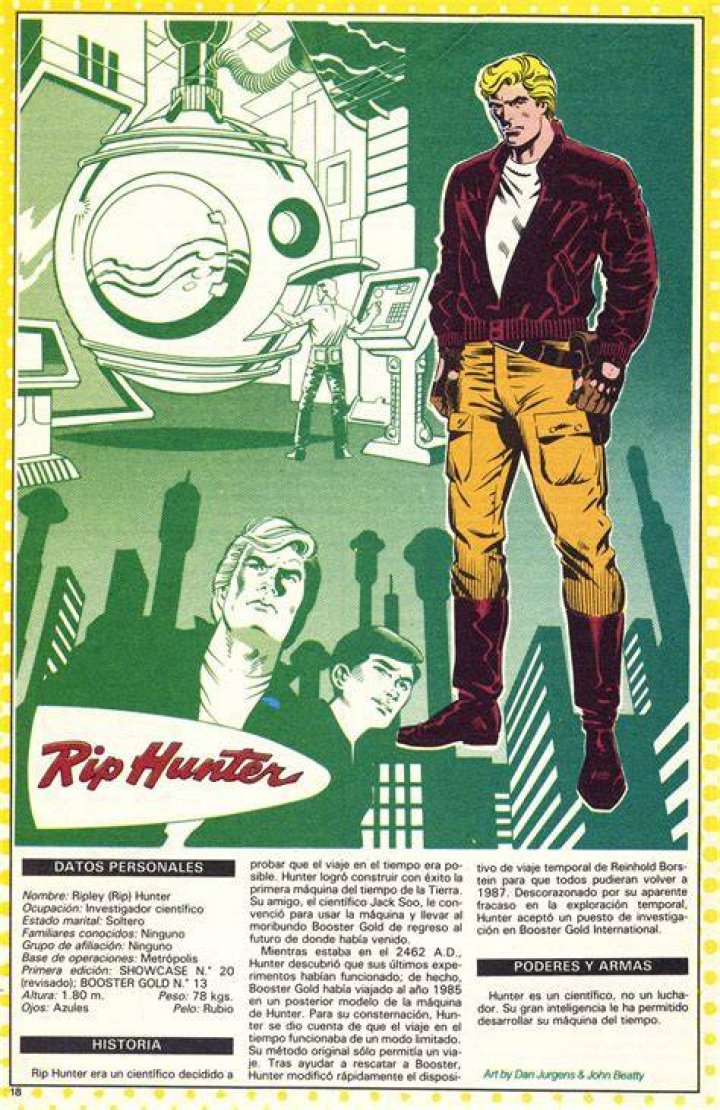 #15 Rip Hunter - Superheroes Who Can Time Travel