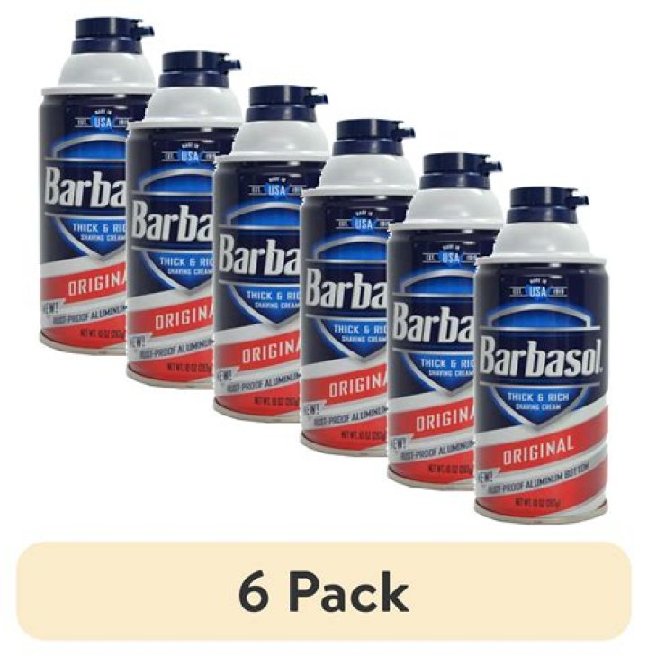 (4 pack) Barbasol Original Thick & Rich Shaving Cream for Men, 10 Oz