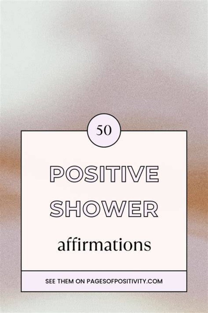7 Shower Affirmations That Help Wash Away Negative Energy