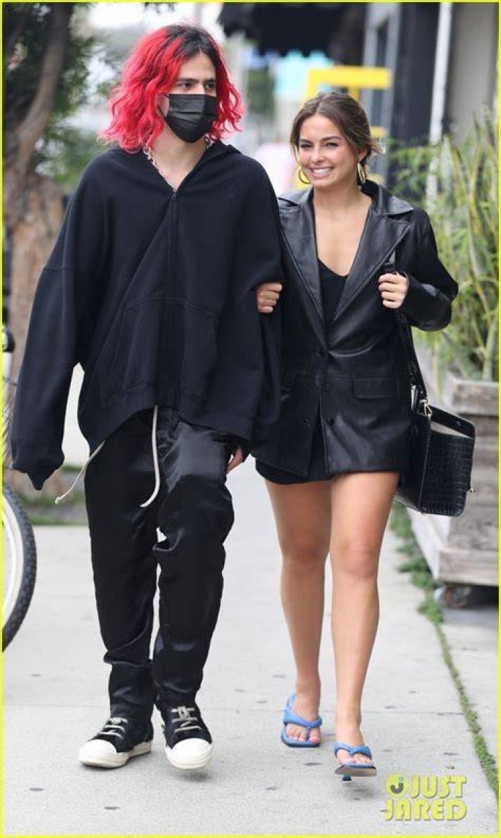 Addison Rae leans on beau Omer Fedi after admitting she has been