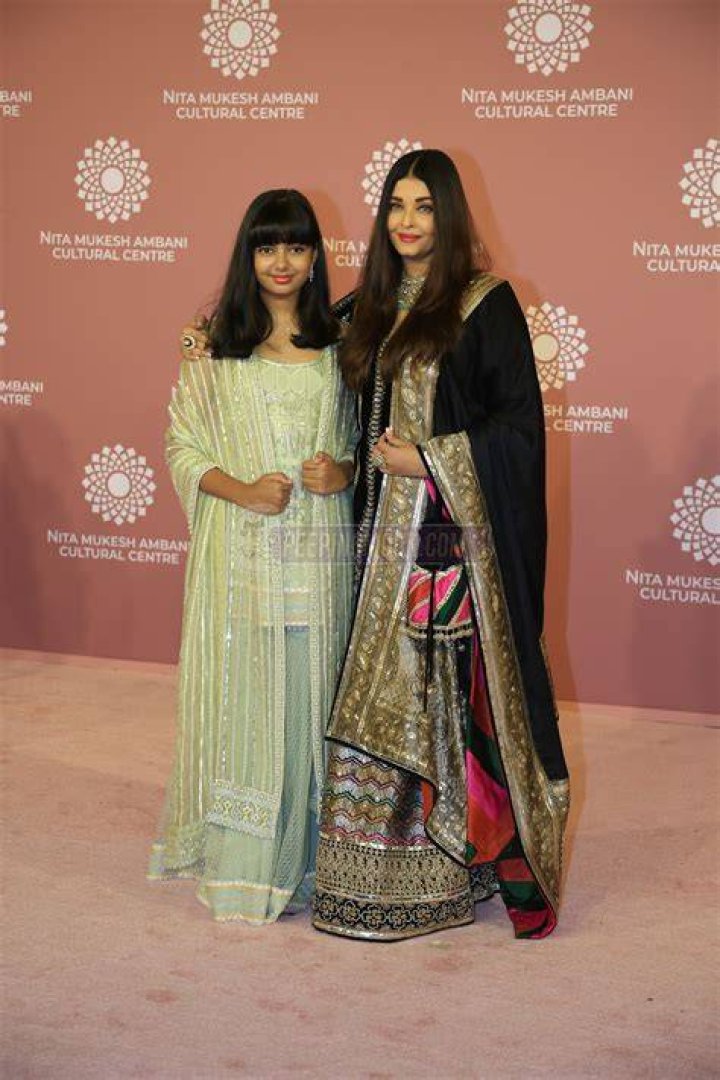 Aishwarya, Aaradhya and Shweta Bachchan at Navya Nanda&rsquo;s 21st birthday