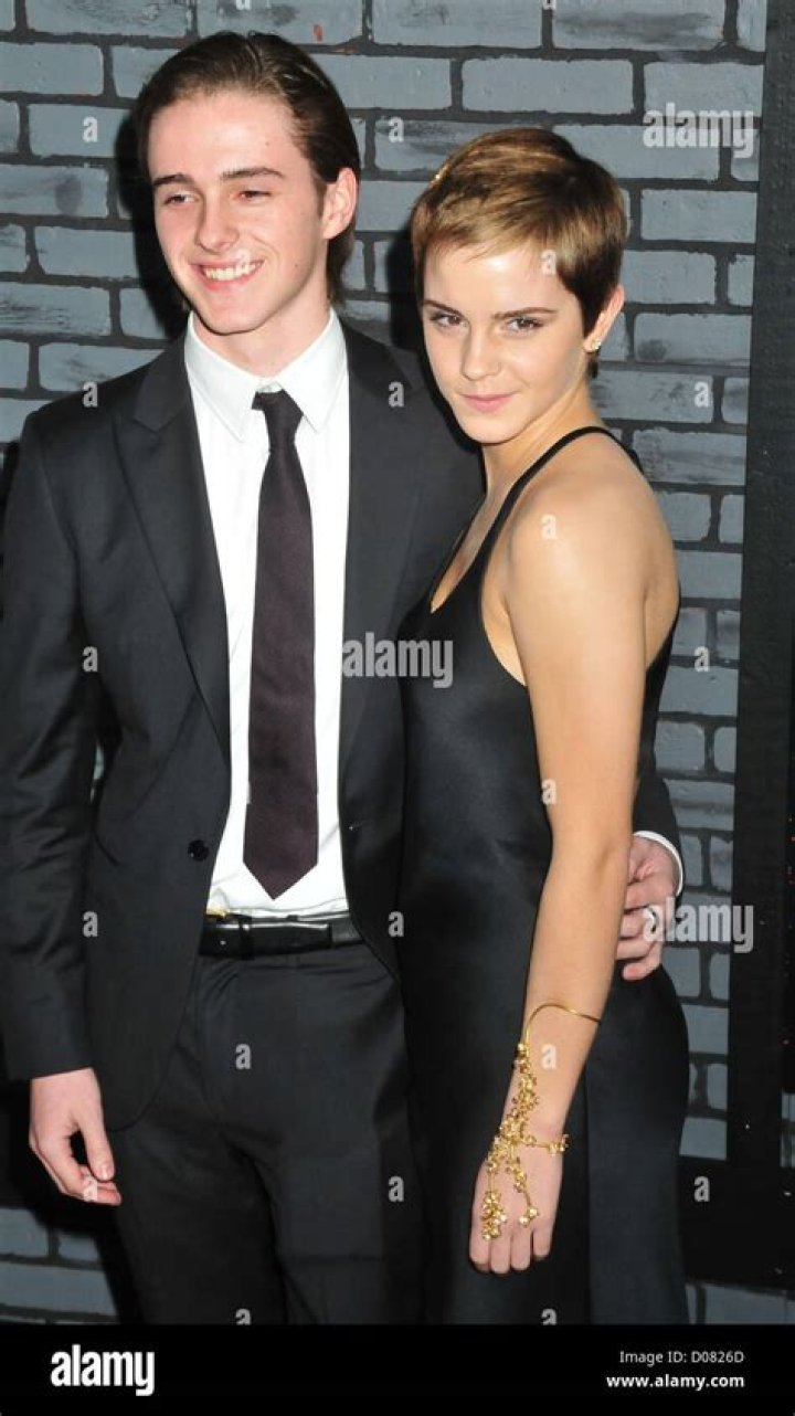 Alex Watson and Emma Watson at evian event