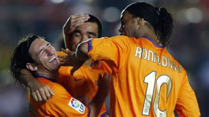 Alexander Hleb, Ronaldinho, Deco, Lionel Messi
