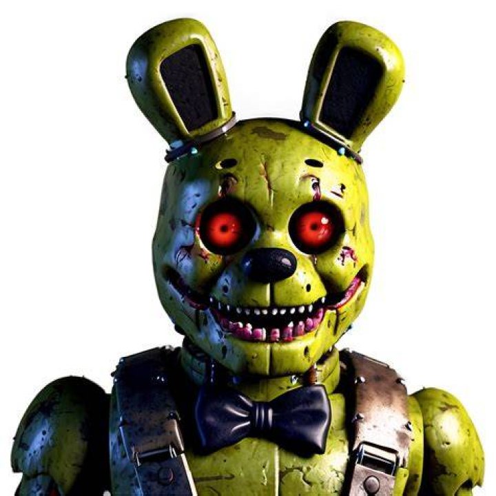 An image of Springtrap smiling in Five Nights at Freddy's