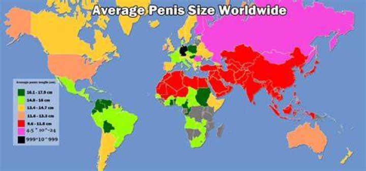 Another map looked at penis size.