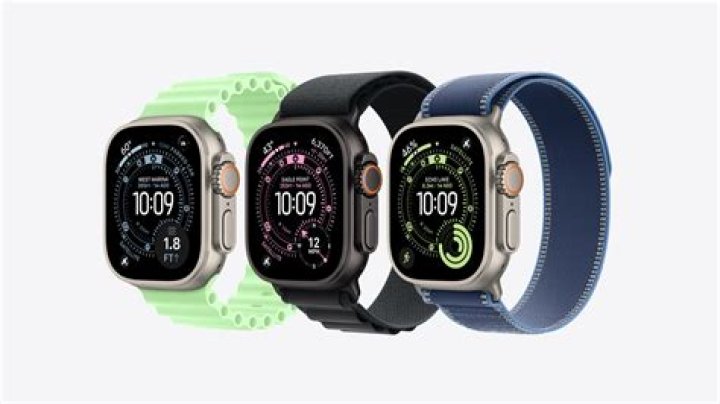 Apple Watch Ultra in three different straps
