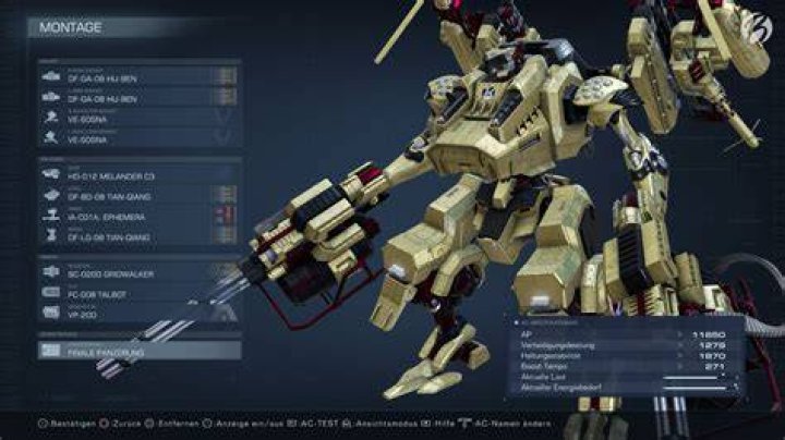 Armored Core VI best Loadout And Build overview