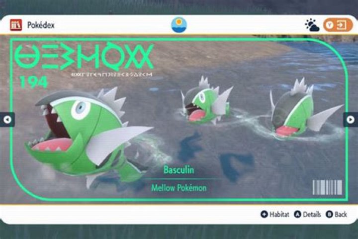 Basculin evolving into Basculegion in Pokemon Legends: Arceus