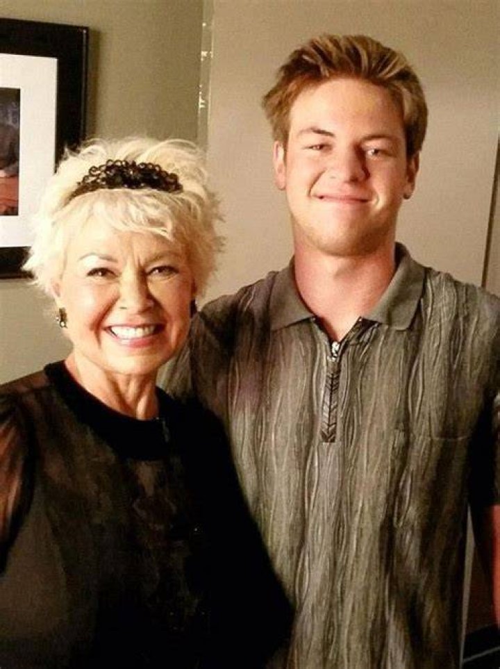 Buck Thomas with his mom