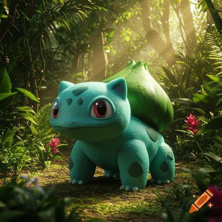 Bulbasaur in the real jungle