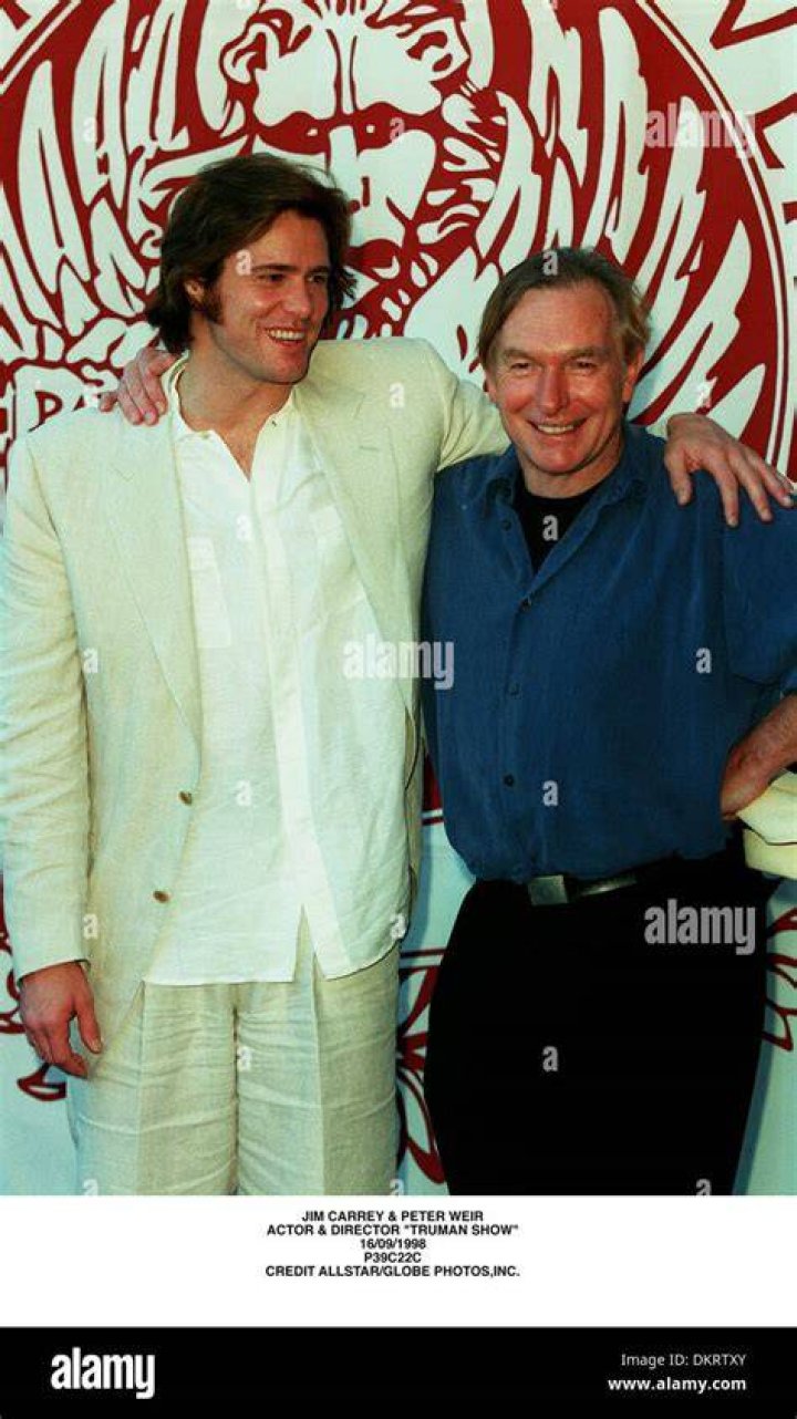Carrey with director Peter Weir. Photo / Supplied
