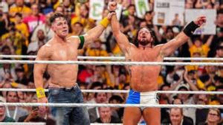 Cena and Styles clashed at Royal Rumble 2017