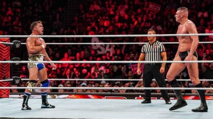 Chad Gable standing in a Raw ring