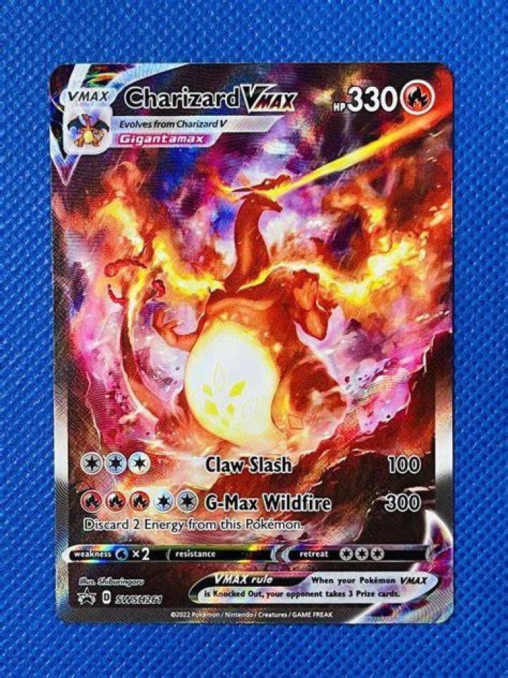 Charizard VMAX in the Pokemon Trading Card Game and Anime