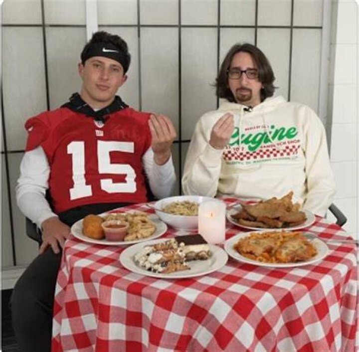 Chicken cutlets, anyone? Tommy DeVito's family throws tailgate before