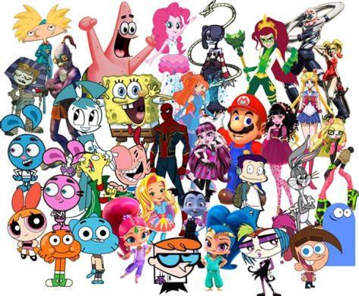 Collage with characters from I Love Lucy, Breaking Bad, BCS, The Office, Seinfeld, Friends, Doctor Who, Star Trek, Simpsons, and Stranger Things