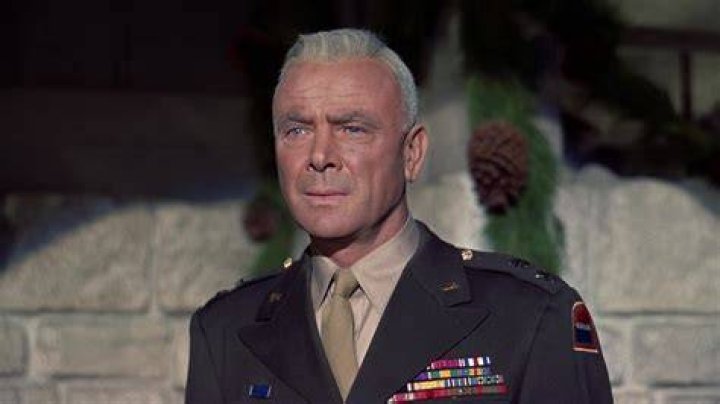 Dean Jagger as General Thomas Waverly in White Christmas 