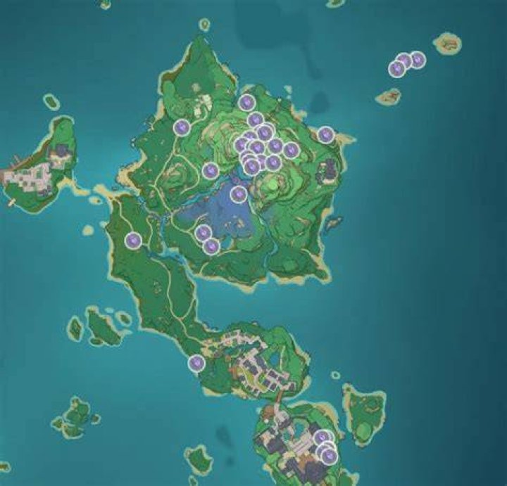 Every Onikabuto location on Narukami Island.