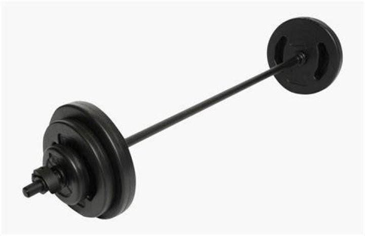 Exercise equipment, Barbell, Free weight bar, Shoulder, Arm, Fitness professional, Leg, Strength training, Joint, Standing, 