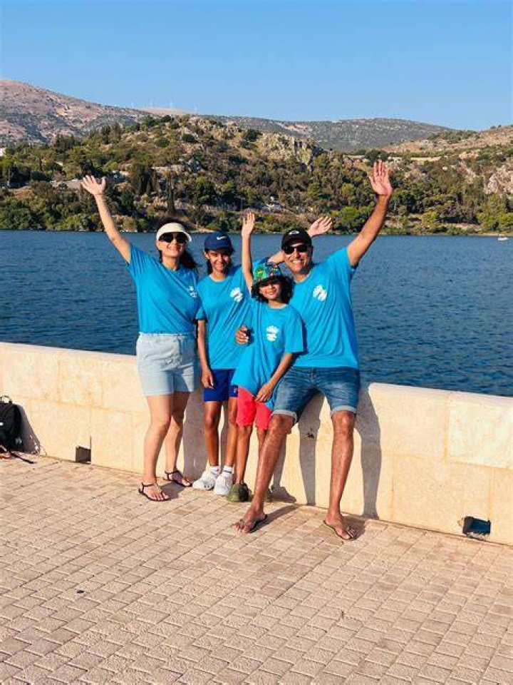 family volunteering abroad greece