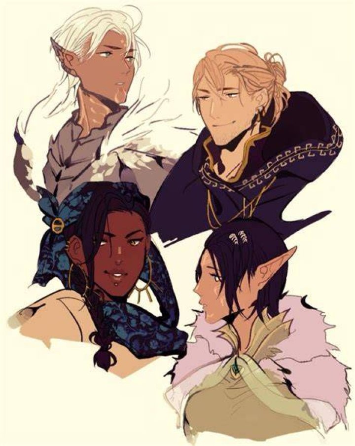 Fenris, Anders, and Isabela after a fight in Dragon Age 2