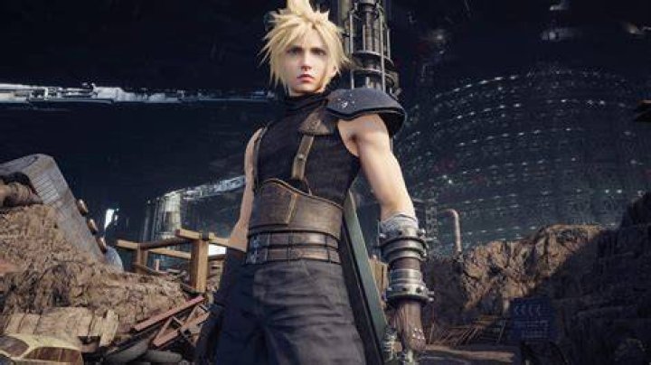 Final Fantasy 7 Remake Cloud huge Buster Sword