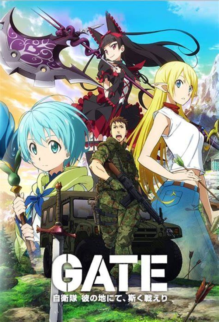 gate anime poster