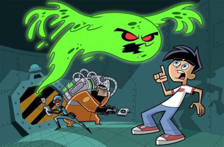 Ghost Danny Phantom with a ghost behind him