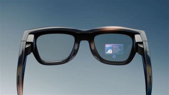 Glasses on display