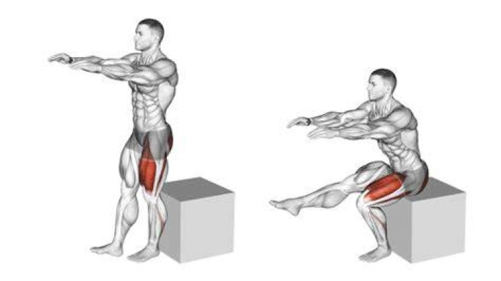 gym exercise - pistol squats
