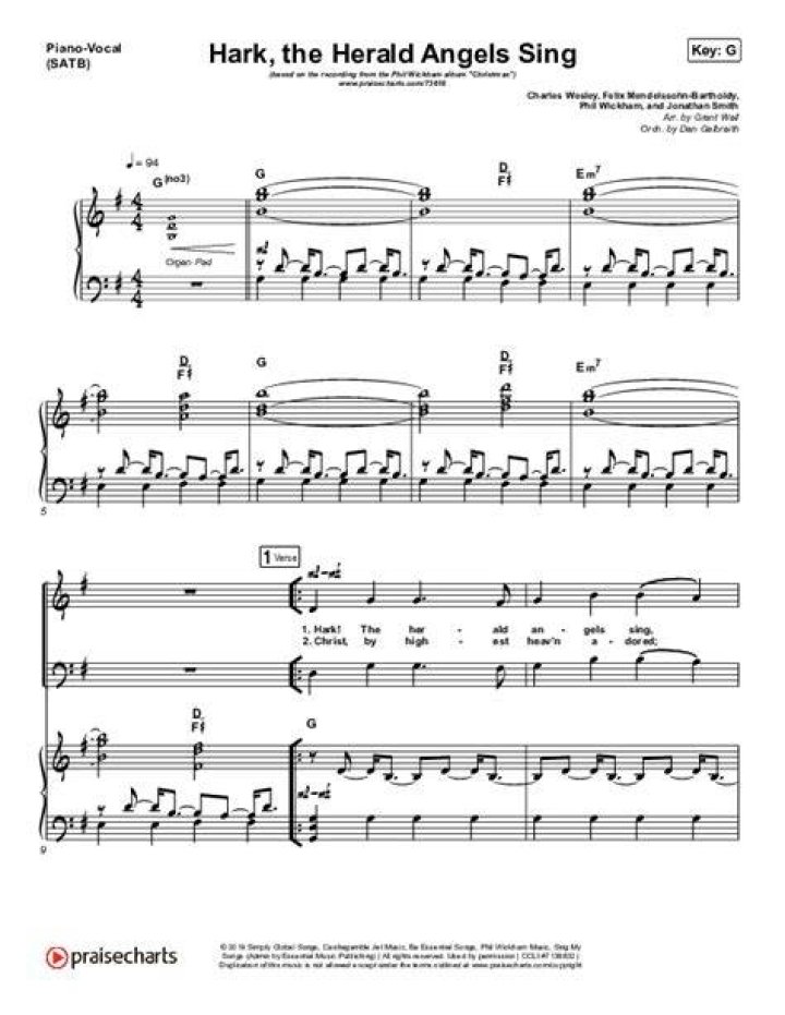 Hark The Herald Angels Sing by Phil Wickham