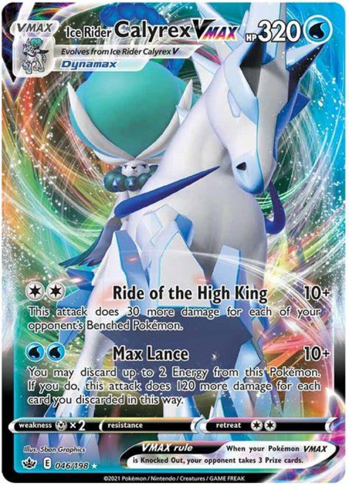 Ice Rider Calyrex VMAX in the Pokemon Trading Card Game