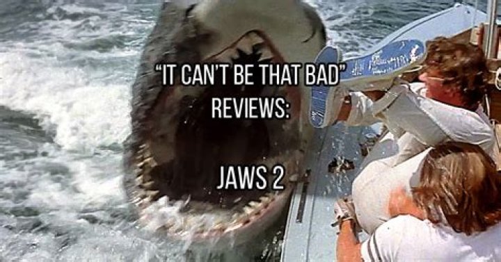 Jaws 2 almost ruined the franchise dropping the great white shark giant squid
