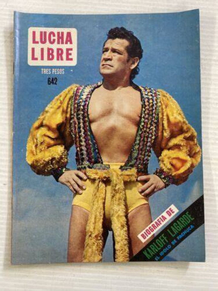 Karloff Lagarde as a Lucha wrestler.