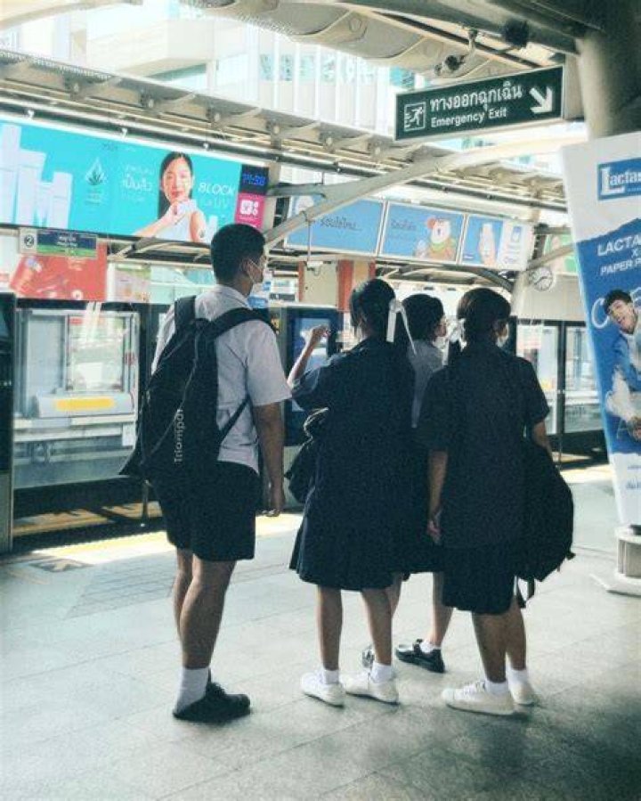 Local students in Thailand.