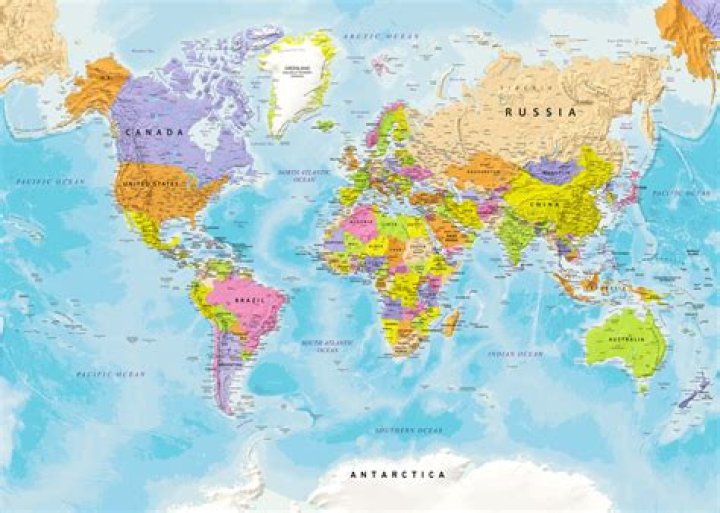 Map shows where the world's biggest breasts are.