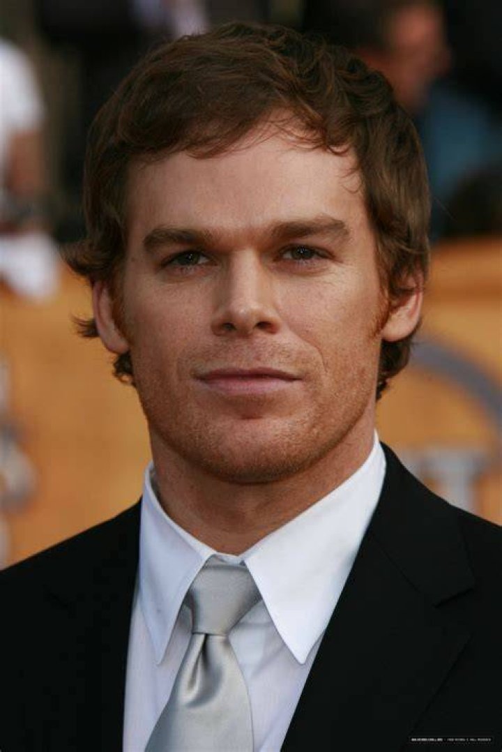 Michael C Hall on the red carpet with on screen son Harrison for the