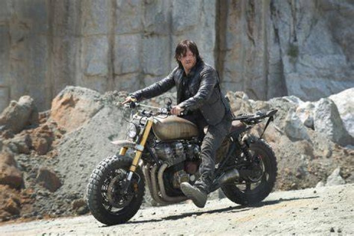 norman reedus on motorcycle
