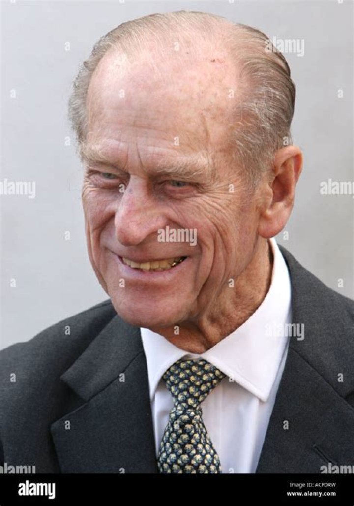 Prince Philip smiling on an outing