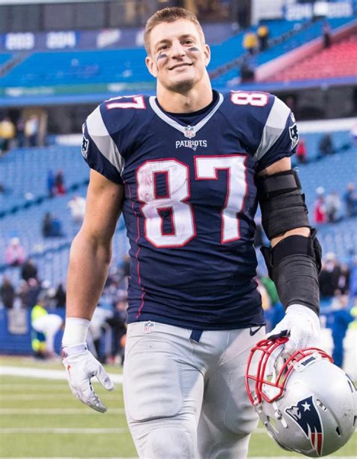 Rob Gronkowski On The Field