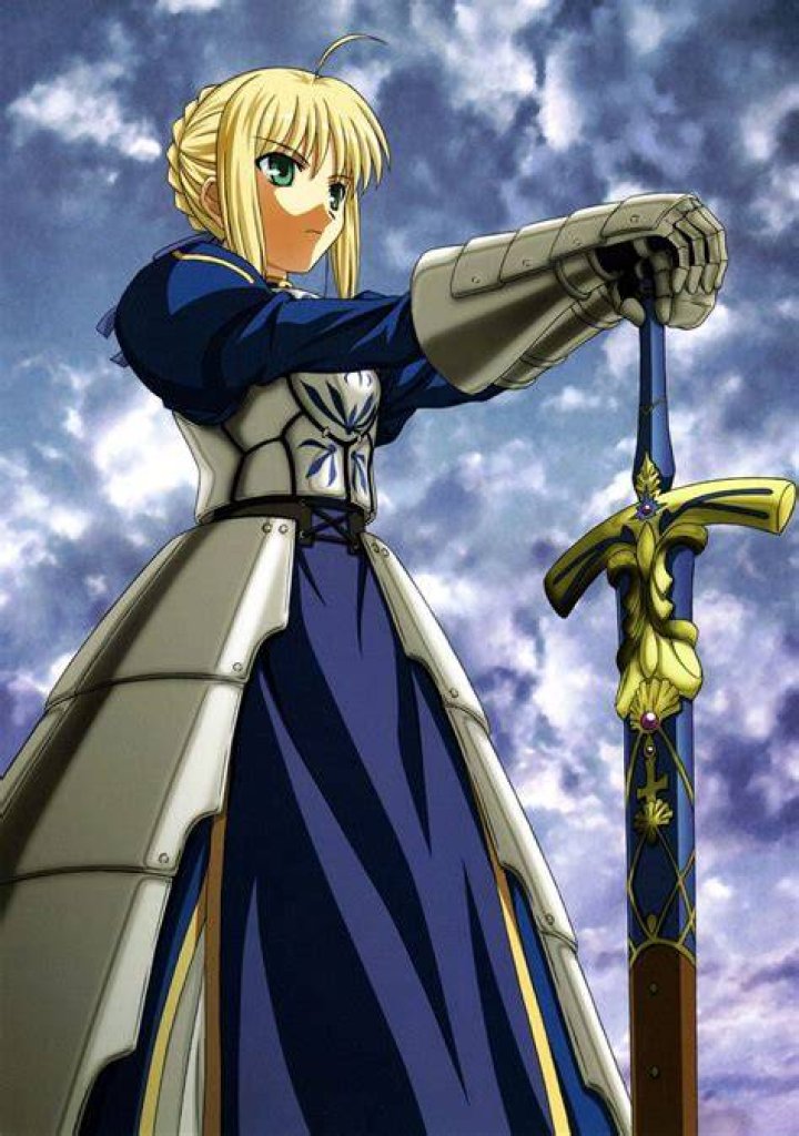 Saber- 19th- Best Female Anime Characters of All Time