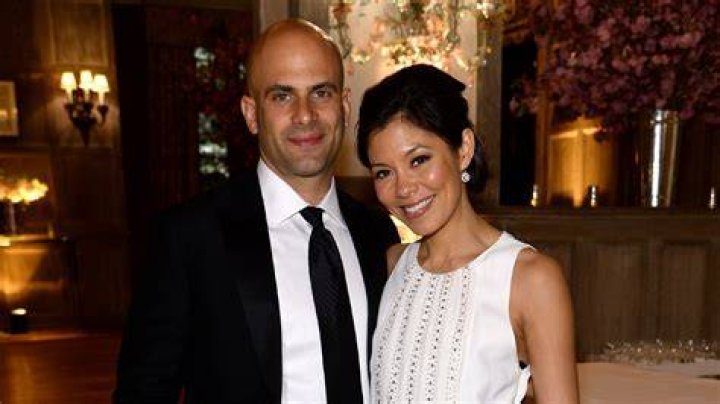 Sam Kass and Alex Wagner attend the Bloomberg & Vanity Fair cocktail
