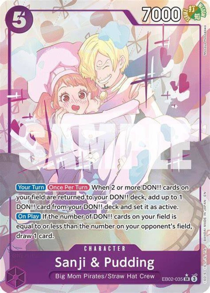 Sanji and Pudding About To Get Married