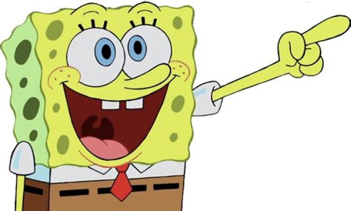 SpongeBob SquarePants pointing finger while putting other hand on hip
