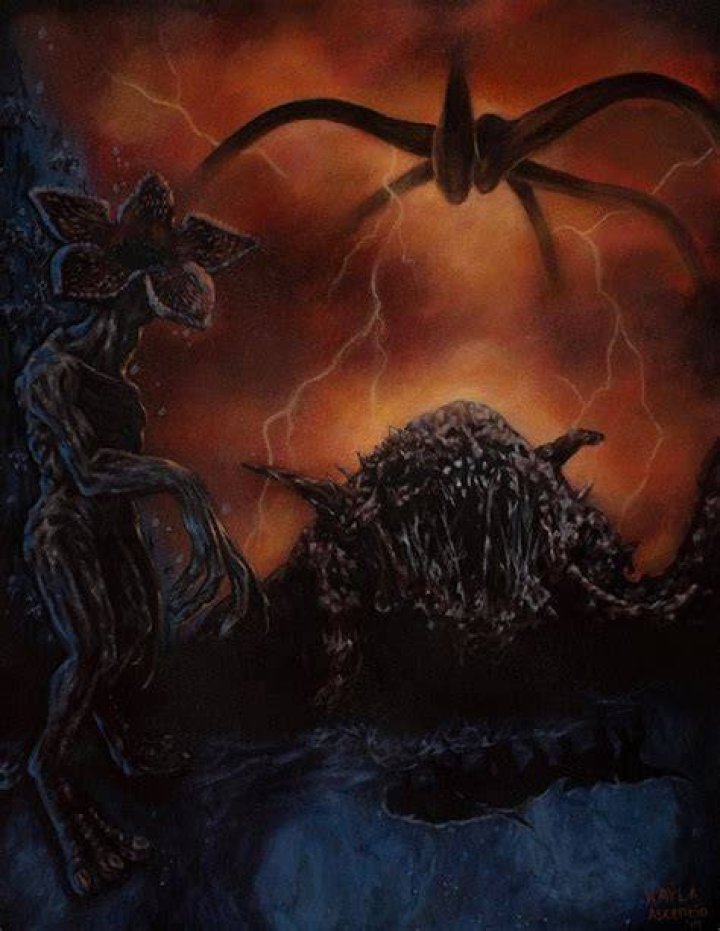 Stranger Things Demogorgon and Mind Flayer
