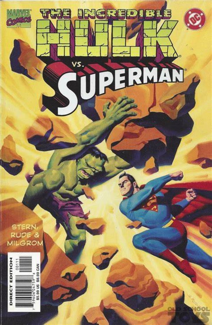 Superman vs Incredible Hulk Crossover