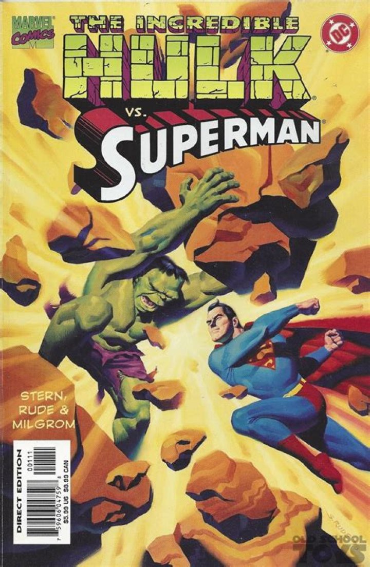 Superman vs The Hulk DC Marvel