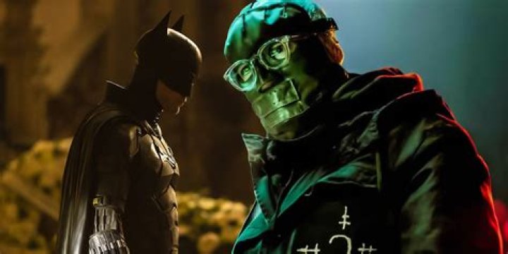 The Batman v Riddler Scene