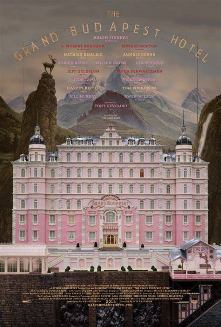 The Grand Budapest Hotel, Pulp Fiction and Memento